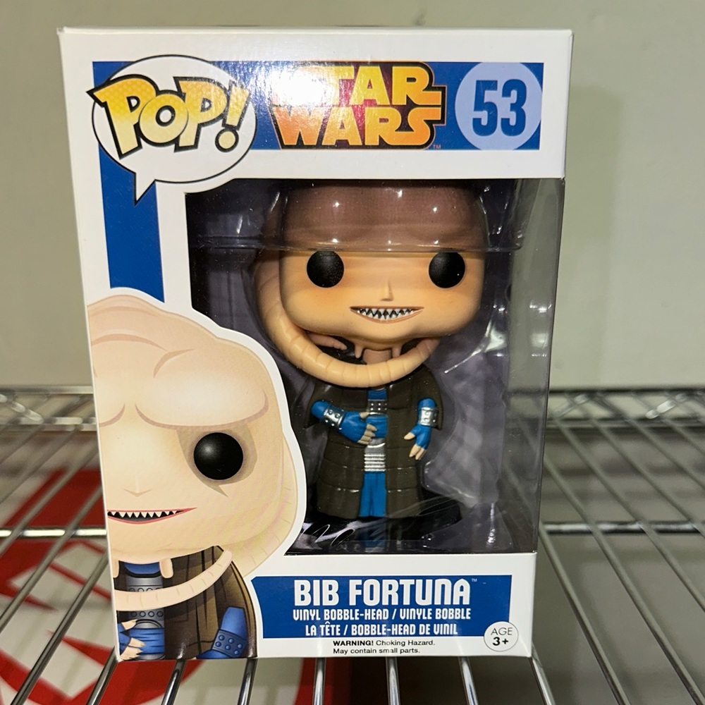 Funko Pop! Star Wars Bib Fortuna Figure - Blue and Brown #53 - Vaulted